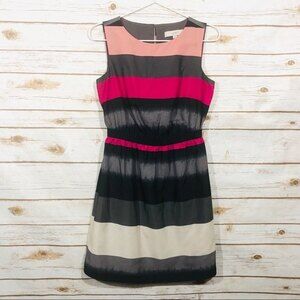 Ann Taylor Loft Striped Silky Sleeveless dress Size XS